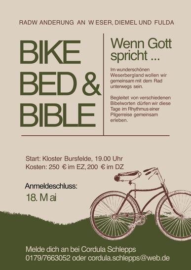 Bike, Bred & Bible - Radwanderung an der Weser