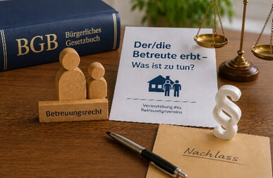 Der/die Betreute erbt &ndash; Was ist zu tun?