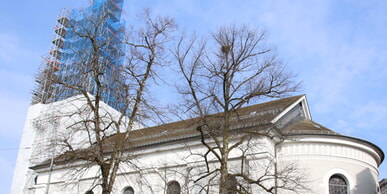 Turm der Erl&ouml;serkirche wird noch in diesem Jahr fertig