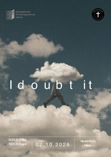 3:16 Jugendgottesdienst "I DOUBT IT" am 2. Oktober