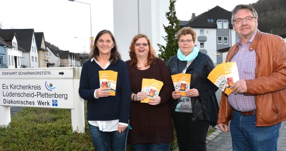 Heike Schaefer, Corinna Werda, Karin Pietrowski und Jürgen Kaiser machen sich für das Projekt „Guter Schulstart“ stark. Foto: Wolfgang Teipel