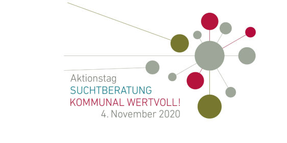 Am 04. November 2020 findet bundesweit erstmalig der Aktionstag „Kommunal wertvoll!“ statt (Grafik: DHS)